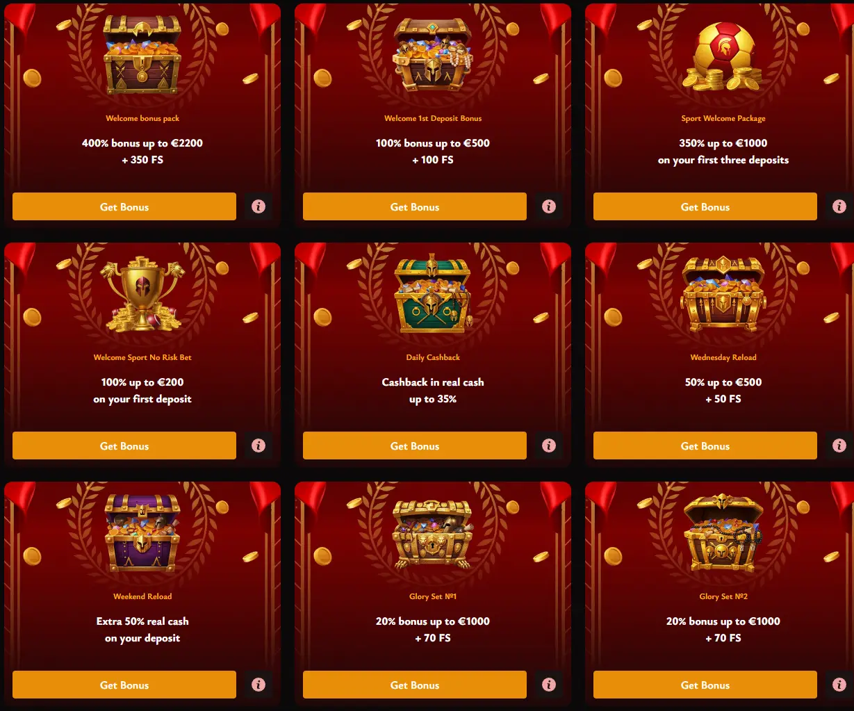 spintado casino bonuses